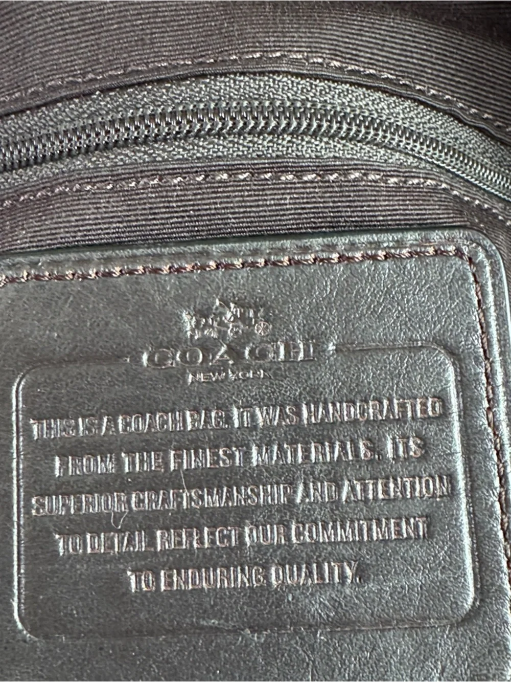 Coach vintage tote